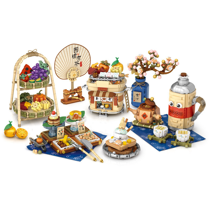 Mini Bloques de Construcción d - Food Snacks To Eat reseña y precio