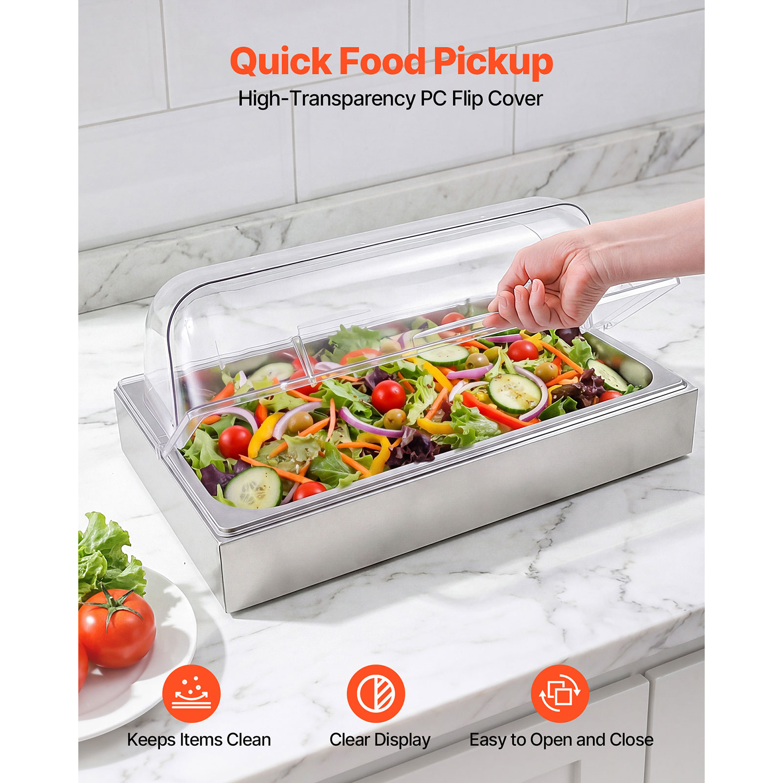VEVOR Contenedor Expositor de  - Food X reseña y precio