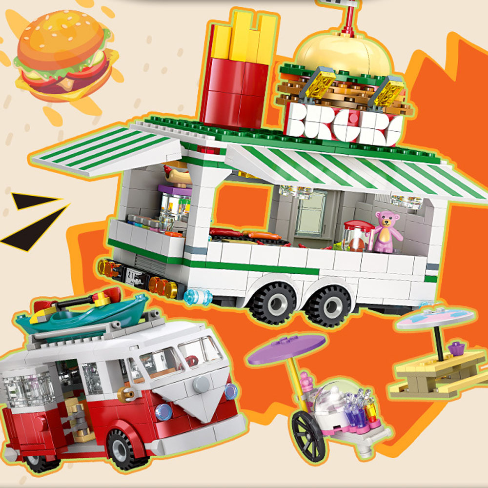 Bloques de Construcción Creati - Food Snacks To Eat reseña y precio