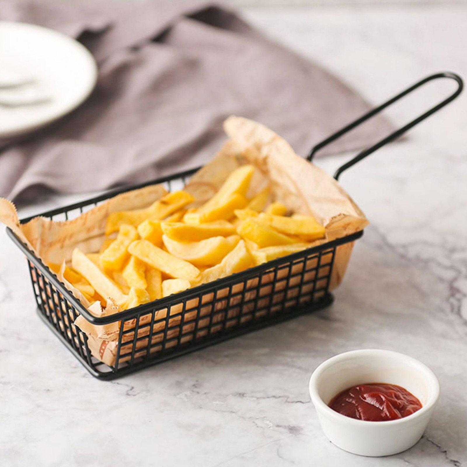 Cesta para Guardar Papas Frita - Food Snacks High In Iron reseña y precio